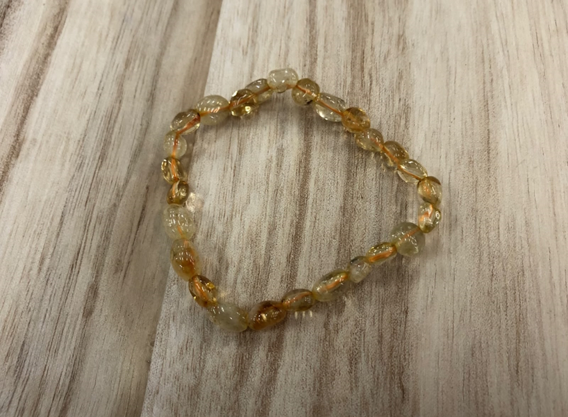 Pulsera Cuarzo Citrino forma